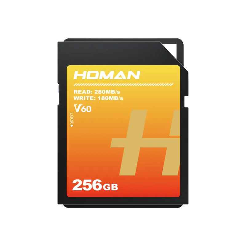 Homan UHS-II SD Card (V60) 256GB
