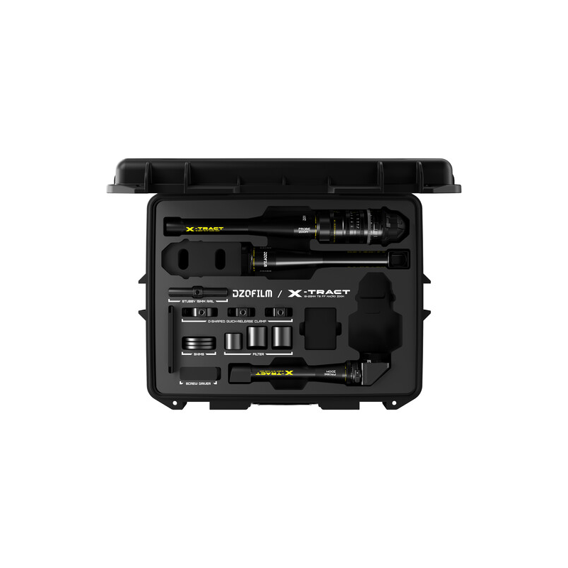 Объектив DZO DZOFILM Xtract 18-28mm_0/90/360°_One R-Unit(PL_Black_Case_3pcs_Metric)