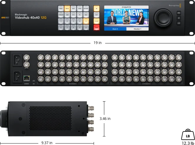 Blackmagic Design Videohub 40x40 12G