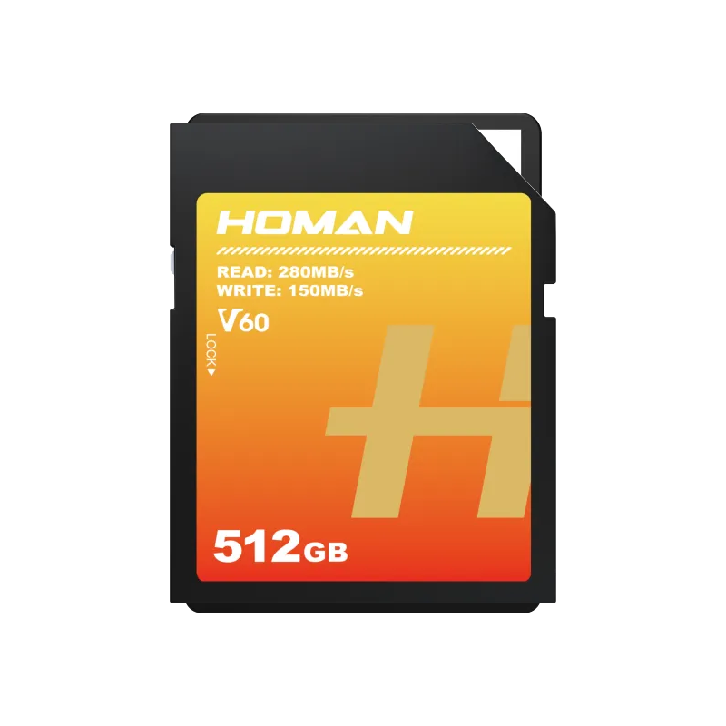 Homan UHS-II SD Card (V60) 512GB