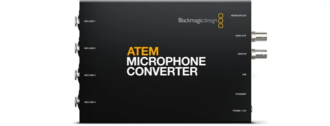 Blackmagic Design Atem Microphone Converter