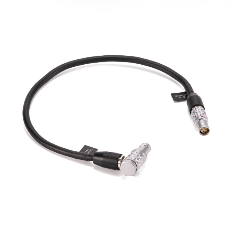 Tilta TCB-R4LEM-4LEF-30 4-Pin Right Angle Male to 4-Pin Female Power Cable (30cm)